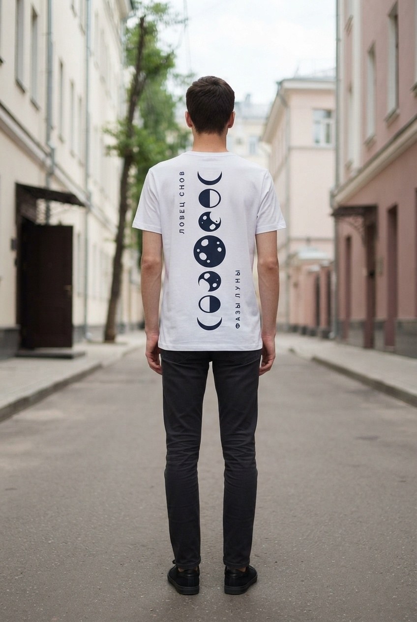 Фазы луны — футболка MSKOV