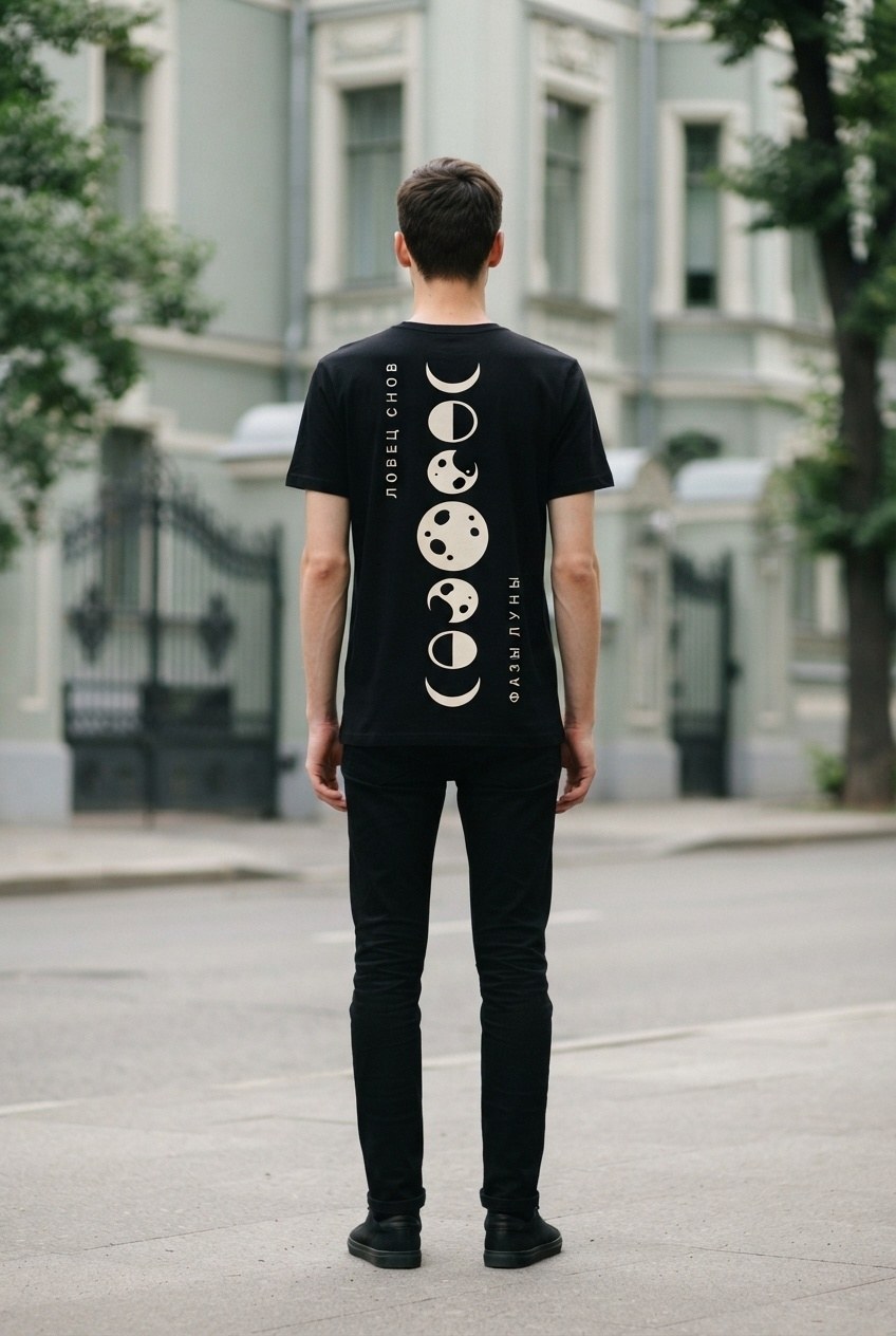 Фазы луны — футболка MSKOV