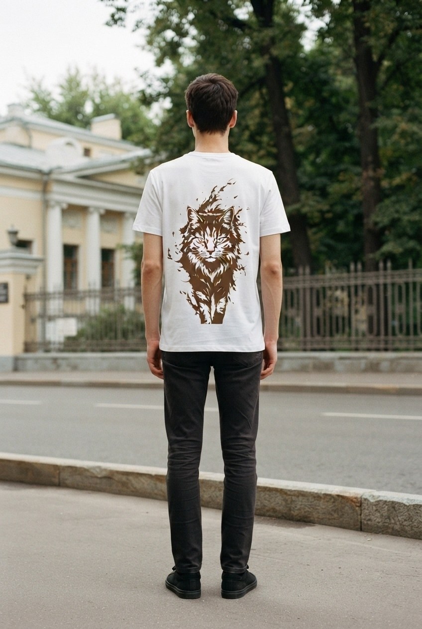 Дикий кот — футболка MSKOV