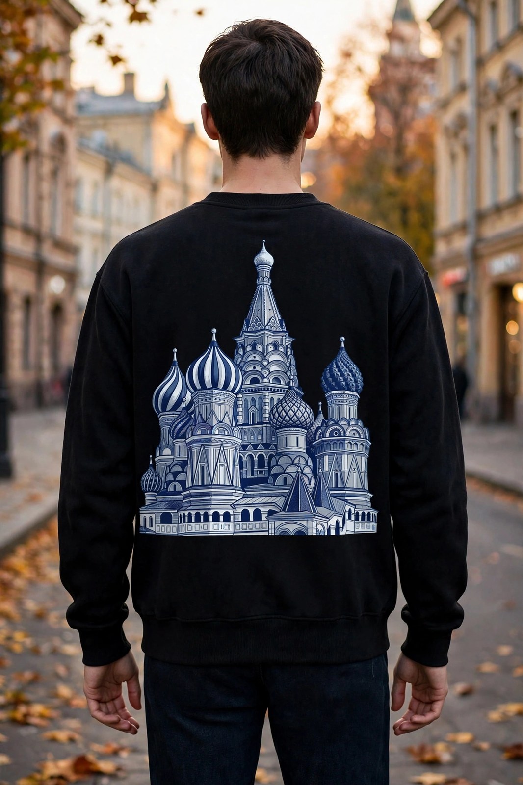 Собор Василия Блаженного — свитшот MSKOV