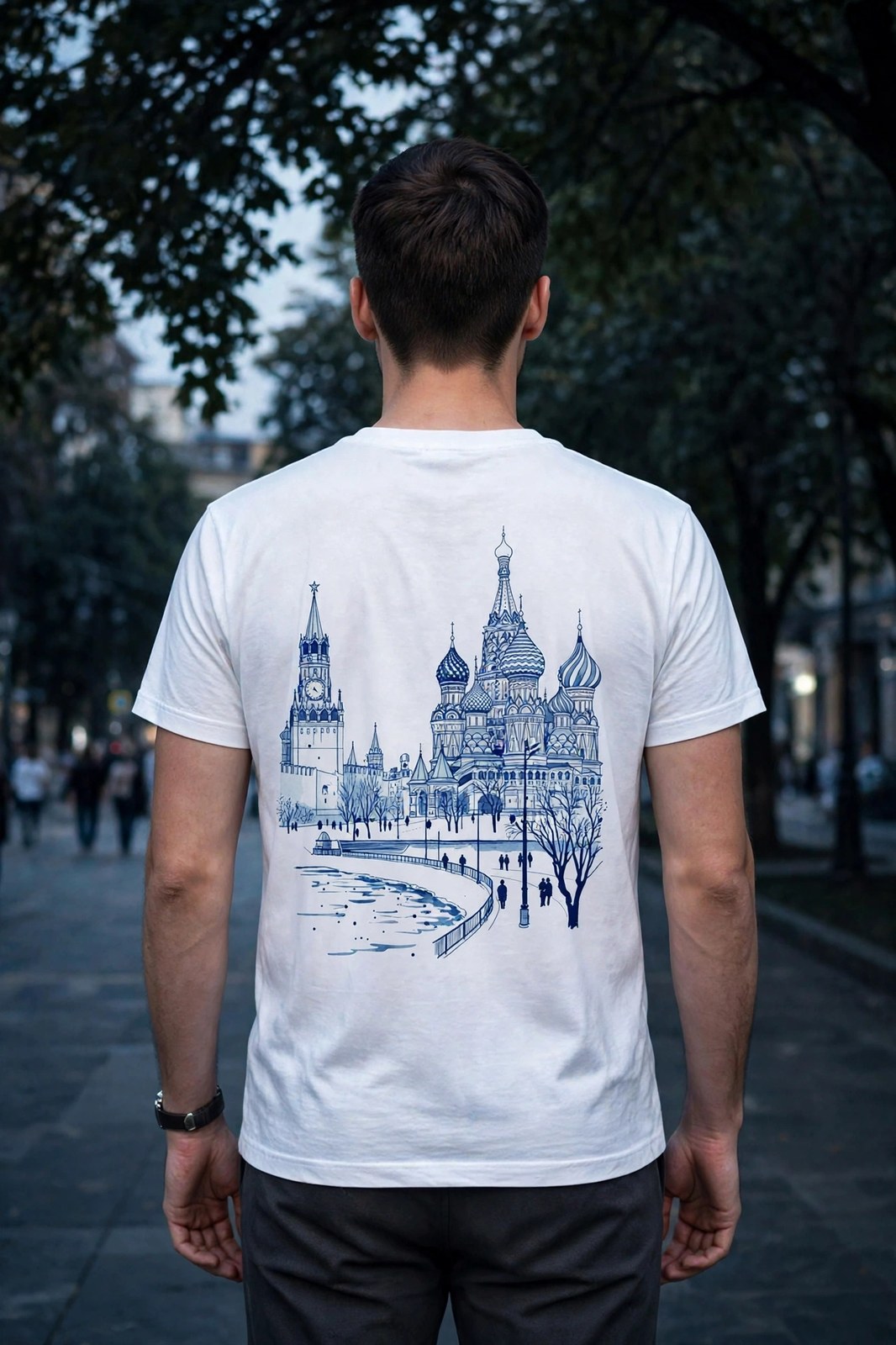 Москва, Красная площадь — футболка MSKOV